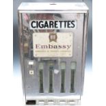 Vintage or retro Embassy cigarette vending machine, W50 x D24 x H83cm