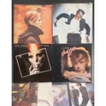 David Bowie - 9 albums including Hunky Dory, Ziggy Stardust, Aladdin Sane, Young Americans, Low