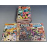 Thirty-eight Marvel comics including Fantasy Masterpieces, Conan The Barbarian, Fear, Monsters on