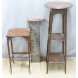 Two jardiniere stands, tallest 99cm