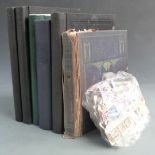 Five loose leaf albums and a Strand album of all world stamps,  all periods, plus some loose stamps