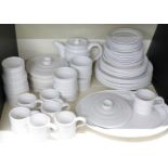 Portmeirion dinner, tea and oven ware in Meridian pattern, approximately 49 pieces
