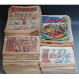 Seven-hundred-and-ten Beezer comic books/ magazines comprising 450 large format issues 1958-1981 and