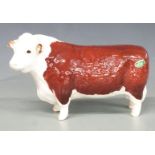 Beswick Hereford bull, 1st version, H11cm