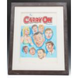 Walt Howarth watercolour original artwork of the The Carry On Omnibus, possibly a pre-production