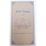 ACE Trains 0 gauge model railway Tanker Set with three milk tankers Nestlé Milk, United Dairies