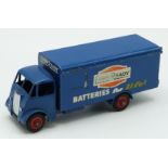 Dinky Supertoys diecast model Guy Warrior Van with blue cab, chassis and body, red hubs and 'Every