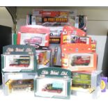 Twenty-five Corgi diecast model vehicles including Vintage Glory Of Steam, The Beatles Collection,