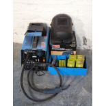 Clarkeweld 105 EW turbo welder, welding helmet and accessories