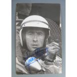 Jackie Stewart signed autographed photograph, 14 x 9cm