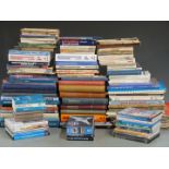 Approximately 100 aviation interest books, DVDs and magazines including aircraft profiles, Fokker,