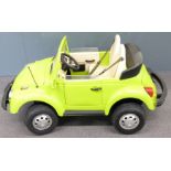 PEG Perego children's battery powered Volkswagen Beetle convertible pedal style car with floor