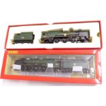 Two Hornby 00 gauge model railway BR locomotives 4-6-2 Duchess Class City of Liverpool 46247 R3195