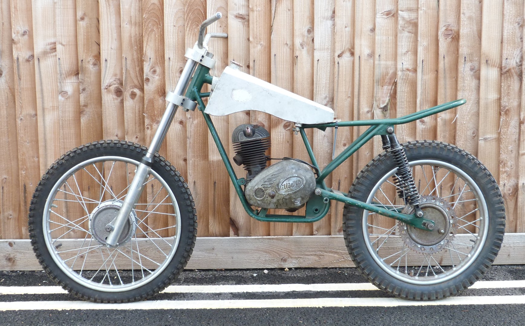 Classic trials bike, possibly Sprite, with Villiers two stroke single cylinder engine, no frame - Image 5 of 6