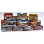 A colection of Corgi, Britains, Solido and similar diecast model Land Rover vehicles including AA