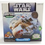 Hasbro Star Wars Galactic Heroes Millennium Falcon playset, 85240, in original box.