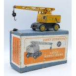 Dinky Supertoys diecast model Coles Mobile Crane with hoisting jib raising and slewing movements,
