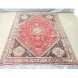 Liberty Shiraz rug, Liberty label verso, 298 x 215cm