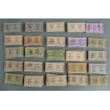 Approximately 250 Liverpool Overhead Railway tickets, including day excursion, child and Waterloo