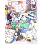 10.5kg of loose Lego parts, including Classic, Technic, space, vehicles etc