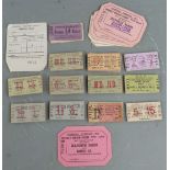 Approximately 100 Liverpool Overhead Railway tickets, including workman's and early morning return