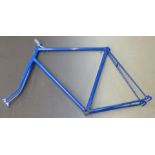 Vintage Tildesley Planet Pintail bicycle frame and forks using 531 Reynolds tubing, circa 1957-59,