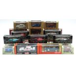 Twenty-three diecast model vehicles comprising eight Oxford Commercials farm vehicles, seven Onyx