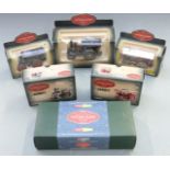 Six Corgi Vintage Glory of Steam 1:50 scale diecast model vehicles including Premium Edition Garrett