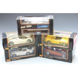 Five Maisto Special Edition 1:18 scale diecast model cars comprising Dodge Concept Vehicle and Viper