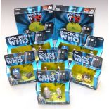 Eight Corgi Doctor Who diecast model figure sets including two 40th Anniversary Gift Sets TY96203,