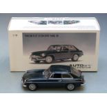 Autoart Millennium 1:18 scale diecast model MGB GT Coupe MKII, in original box.