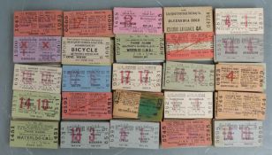 Approximately 250 Liverpool Overhead Railway tickets, including monthly return and excess luggage