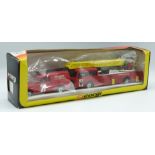 Corgi Toys diecast model Dennis TL and Ford Escort UV made to mark a 'Brigade Open Weekend' an