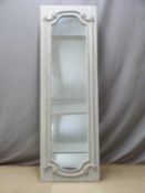 A vintage freestanding easel backed mirror