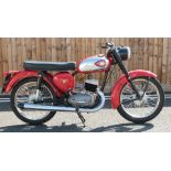 1965 BSA Bantam D7 175cc motorbike, registration number DKK 519C, recent restoration, appears not to