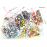 Thirteen Lego construction kits including Star Wars, Technic and Lego City