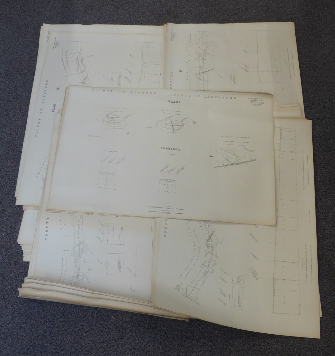 Large collection of drawings relating to the Northern & Western motorway circa 1920s, of - Image 4 of 4