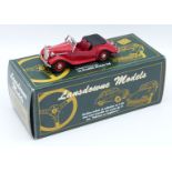 Lansdowne Models 1954 Singer SM Roadster 4 - Seater Sports Tourer with red body, interior and