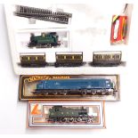 Hornby 00 gauge GWR Branch Passenger train set R.694 together with two 00 gauge locomotives Mainline