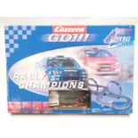 Carrera Go!!! Rally Champions model motor racing set, 60415, in original box.