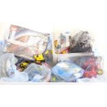 Eleven Lego construction kits including Star Wars, City, Technic etc