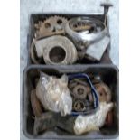 Motorbike parts including clutches, gears etc