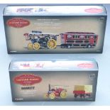 Two Corgi Vintage Glory of Steam 1:50 scale limited edition diecast model sets John Fowler & Co (