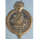 Vintage Lucas car showroom or similar plaque, height 34cm