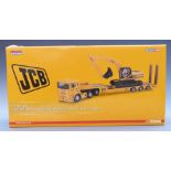 Corgi JCB 1:50 scale limited edition diecast model ERF EC Nooteboom Step Frame Trailer & JS220