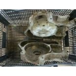 Pair of New Imperial motorbike engine cases