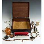 Collectables including Vacuumatic and Parker Victory fountain pens, 1918 ministry marked compass,