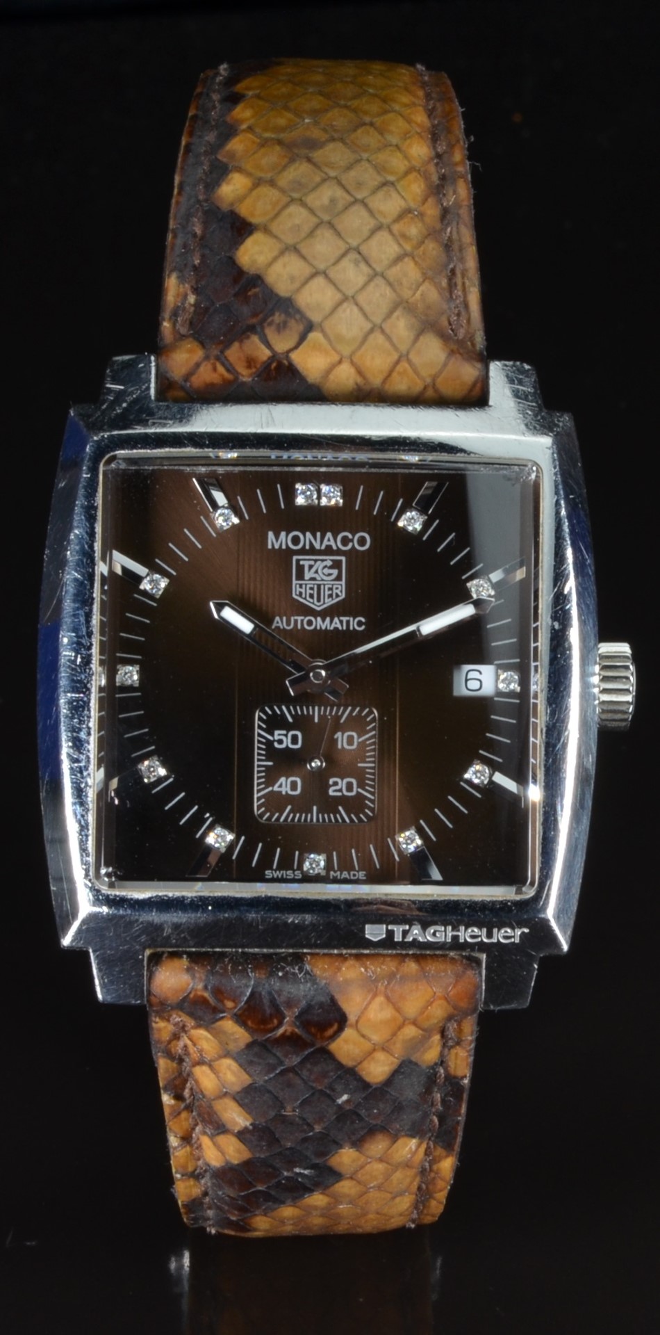 Tag Heuer Monaco gentleman's automatic wristwatch ref. WW2116 with date aperture, subsidiary seconds - Image 2 of 4