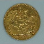 1907 Edward VII gold full sovereign