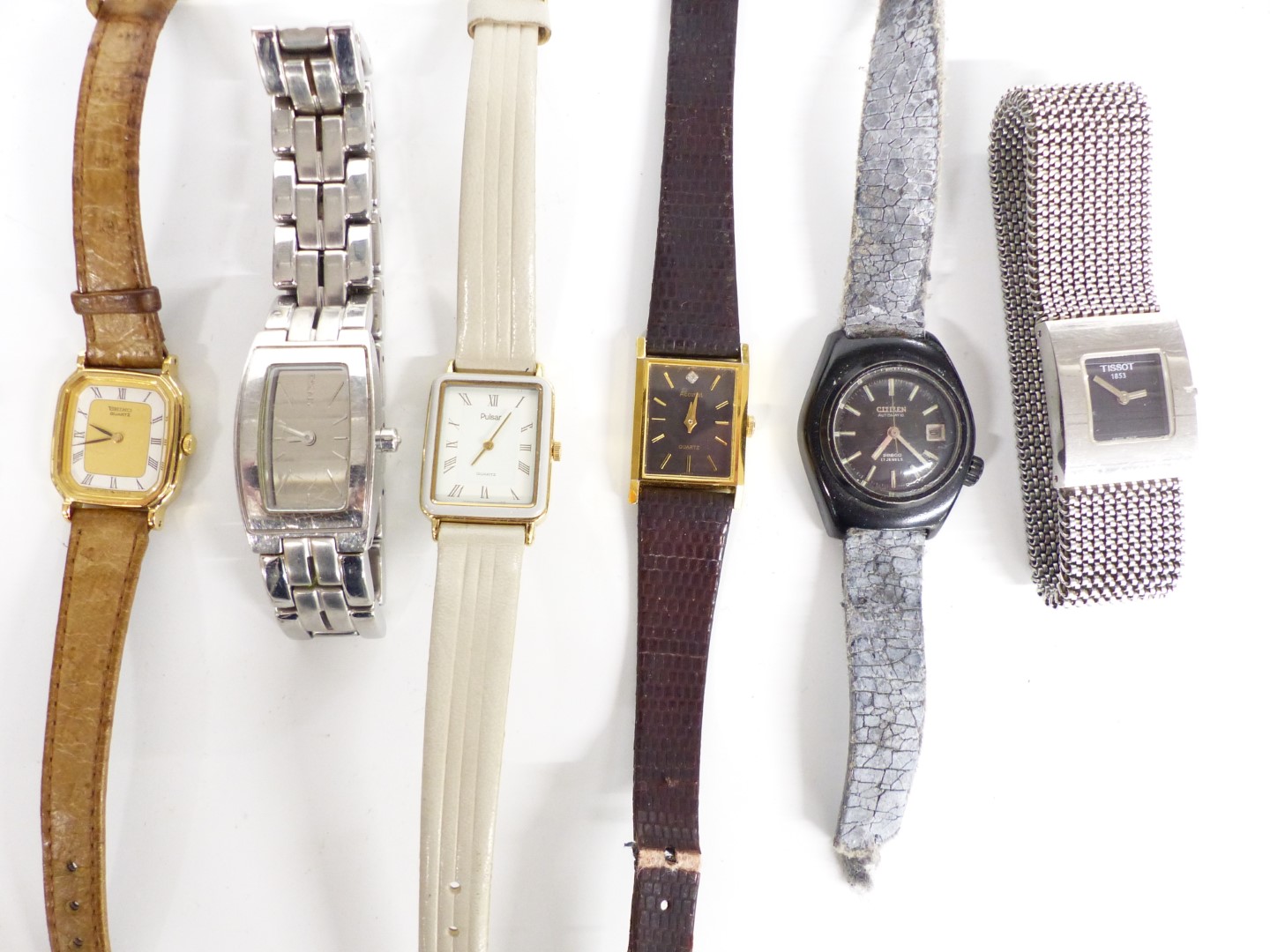 Twelve various ladies and gentleman's wristwatches including Tissot, Citizen automatic 28800, - Image 2 of 4